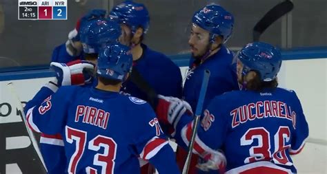 New York Rangers: J.T. Miller Deflects A Beauty