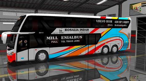 7 Livery Bus Double Decker Indonesia Livery Bussid Bimasena Sdd