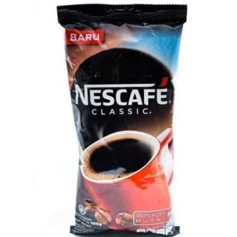 Jual Kopi Nescafe Classic Bag Era 100 Gram Shopee Indonesia