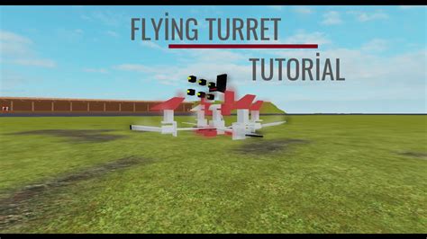 Roblox Plane Crazy Flying Turret Tutorial YouTube