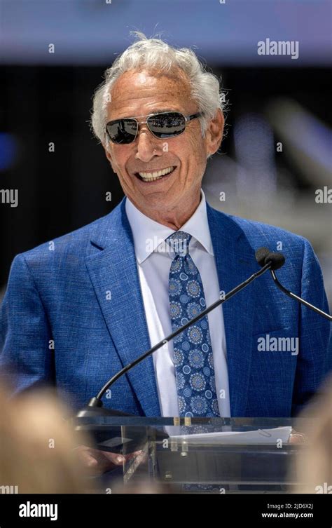 June 18 2022 Sandy Koufax Giving A Speech Before His Statue Unveiling At Dodger Stadium On