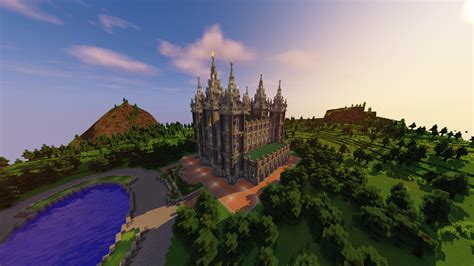 Salt Lake City Temple Minecraft Map