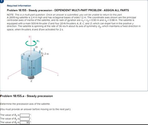 Solved Problem Steady Precession Dependent Chegg