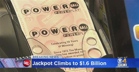 Powerball Jackpot Climbs To Record Setting 16 Billion Cbs Boston