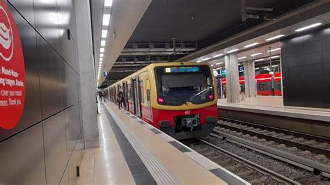 S Bahn Berlin Mitfahrt Von Berlin Altglienicke Bis Flughafen BER T1 2