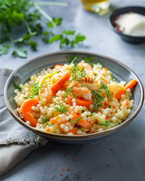 Salade de Pâtes Perles au Surimi Fraîcheur et Saveurs pour l Été