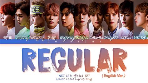 NCT 127 Regular English Ver Lyrics Color Coded Lyrics YouTube