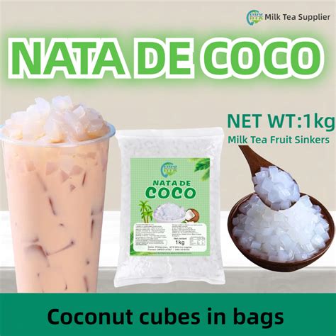 HYX NATA DE COCO MILK TEA FRUIT TEA SINKERS 1 KG QUALITY PRODUCT