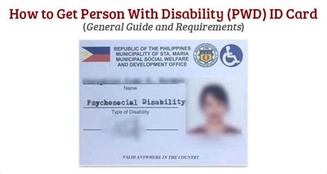 How To Get Person With Disability Pwd Id Card Philippine Ids