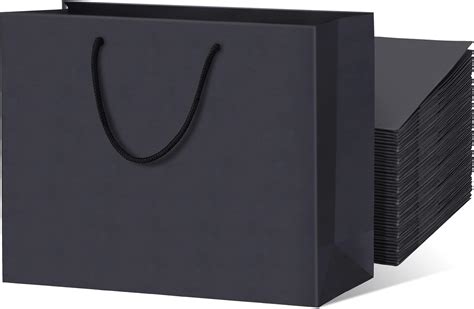 Amazon Ctosree 50 Pack Large Gift Bags 14 X 5 X 10 Inches Black