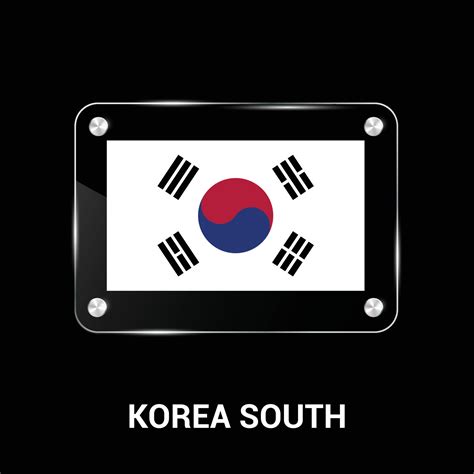 South Korea Flags Design Vector 13341827 Vector Art At Vecteezy