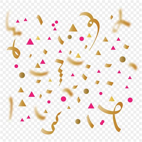 Confete Vetor Dourado Png Use These Free Confetti Vector 39521 For Your