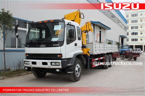 Hot Selling Isuzu 10 Ton Telescopic Crane Mounted On Truck With Good