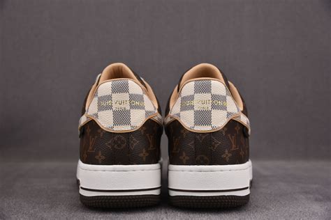 Nike Air Force Low Louis Vuitton Off White Monogram Brown Damier Azur