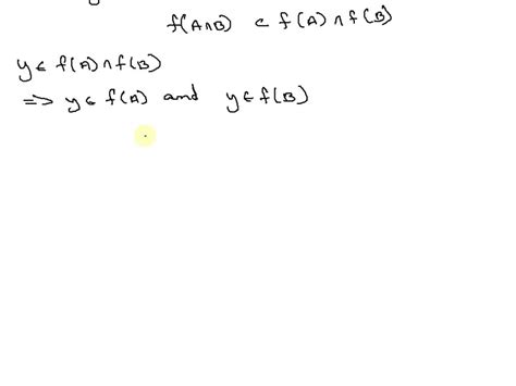 Solved Let F A → B And Let X Y Be Subsets Of The Co Domain B For Any Z ⊆ B Define The Pre