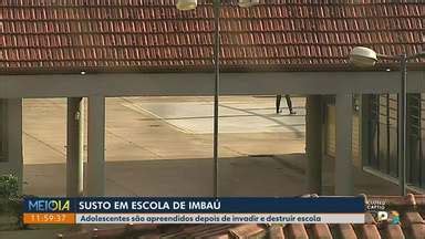 Meio Dia Paran Curitiba Adolescentes Invadem E Destroem Escola Em