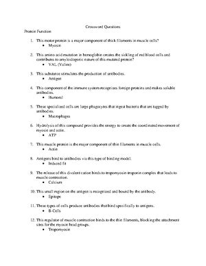 Biochem I Exam Review Sheet Ch Biochem I Exam Review