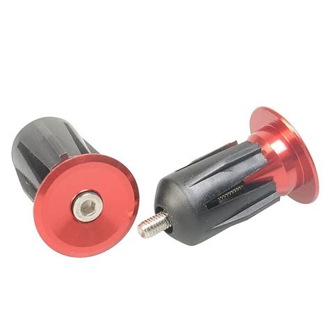 Stuks Mountainbike Bar End Plugs Aluminium Lock Grandado