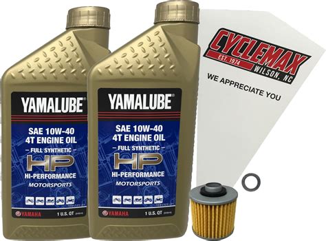 Amazon Cyclemax Full Synthetic Oil Change Kit Fits