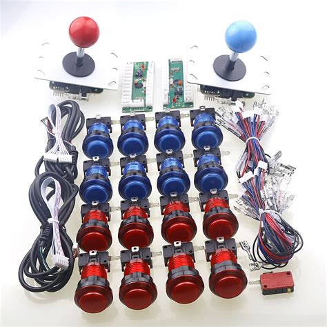 Easyget Player Led Arcade Game Controller Diy Parts Bundle For Mame