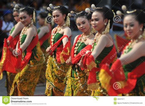 Traditional Javanese Dance Performance Jaran Kepang Dance Or Jaran