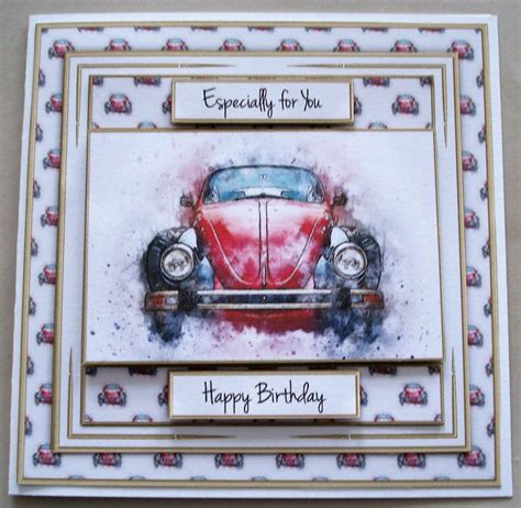 B319 Craftsuprint Red Beetle In 2020 Birthday Cards I Card Red Beetle