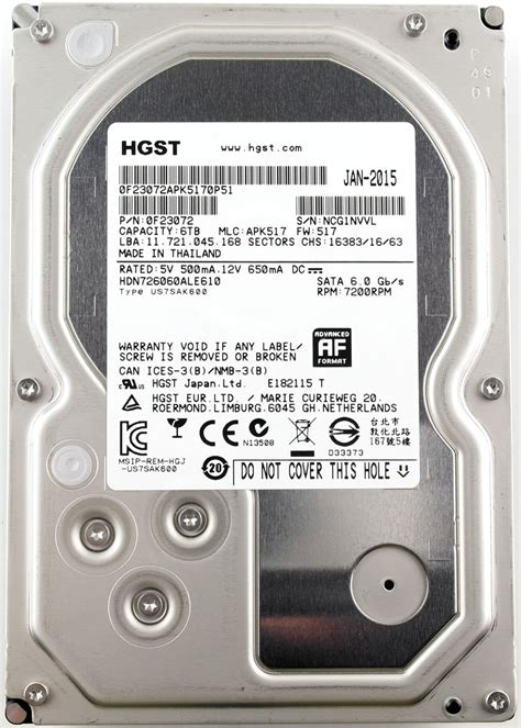 Hgst Deskstar Nas Tb Rpm Hard Disk Drive Review Eteknix