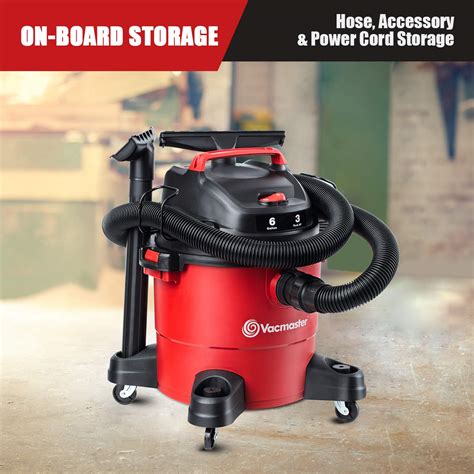 Vacmaster Red Edition VJF607PF 1101 Portable Wet Dry Shop Vacuum 6