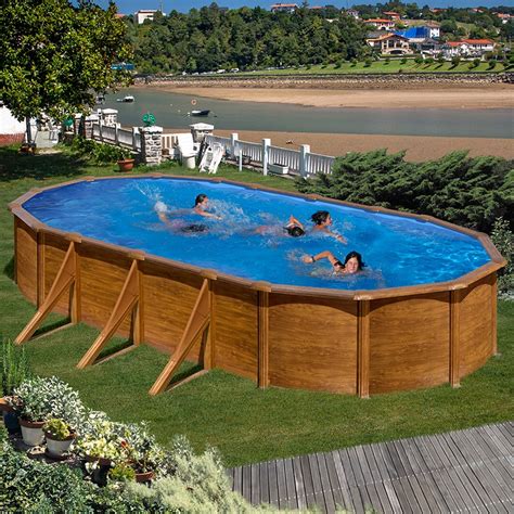 Piscina Desmontable Gre Pacific Plus Ovalada Poolaria