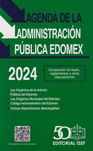 Librería Morelos AGENDA DE LA ADMINISTRACION PUBLICA DEL ESTADO DE