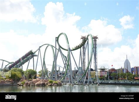 The 'Incredible Hulk' ride at Universal studio's, islands of Adventure ...