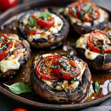 Caprese Stuffed Garlic Butter Portobellos Recipes Own