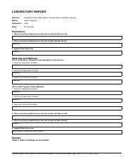 Pp Lab Report Blood 1 Pdf LABORATORY REPORT Activity Hematocrit And