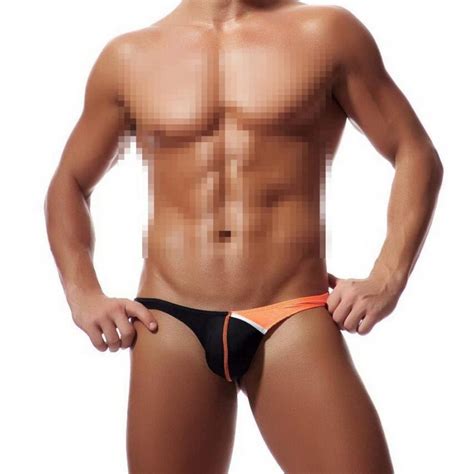 Faringoto Mens Thong Underwear Low Rise U Convex Ultrathin Tback 10