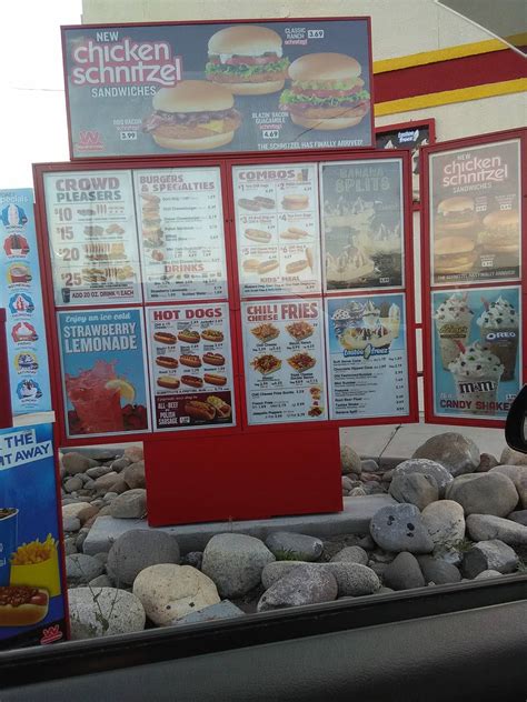 Menu At Wienerschnitzel Fast Food Reno Mill St