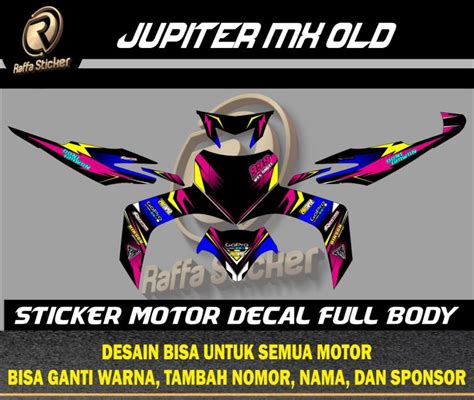 BISA COD BAYAR DI TEMPAT Decal Sticker Jupiter Mx Old Full Body