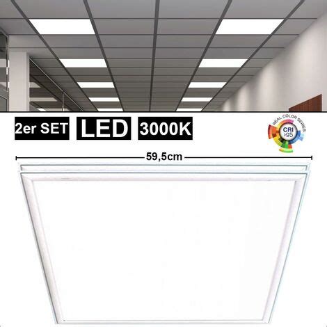 Set Di Faretti Da Incasso A Soffitto A Pannello Led Lampade Bianco