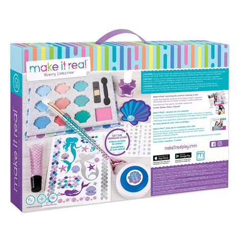 Make It Real Mega Mermaid Makeover Mermaid Themed Girls Makeup Kit