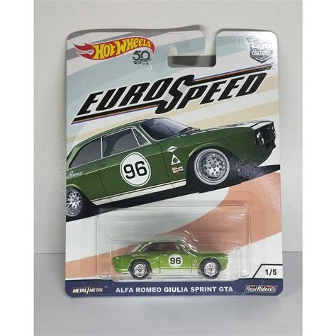 Alfa Romeo Giulia Sprint GTA EUROSPEED Hot Wheels Premium Carculture Shopee Malaysia