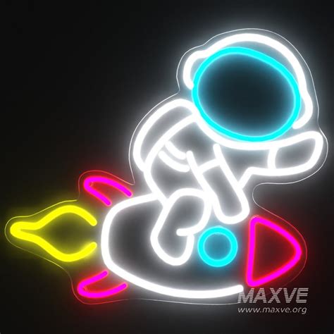 Neon 3d model Download Maxve