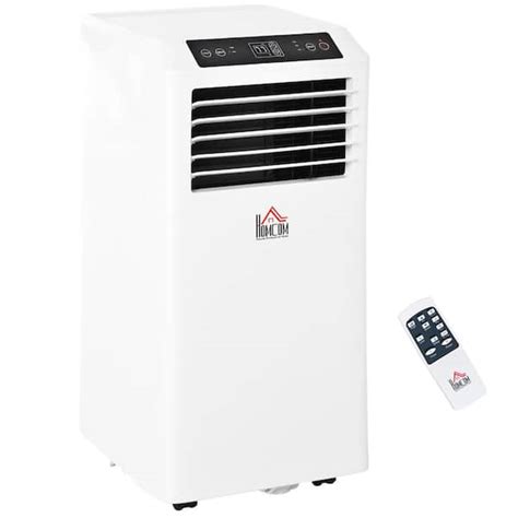 Homcom 8 000 Btu Portable Air Conditioner Cools 120 Sq Ft With