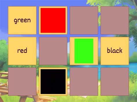 colours - Matching pairs