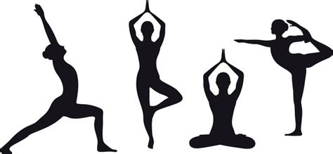 Silhouette Yoga Poses at GetDrawings | Free download