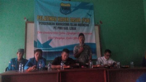 Pengurus Cabang PMII Lebak Gelar Pelatihan Kader Dasar