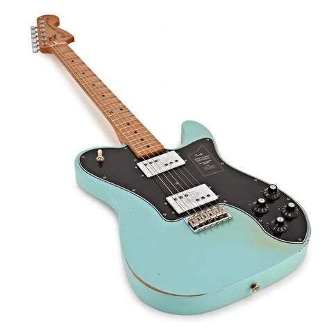 Fender Vintera Road Worn S Telecaster Deluxe Daphne Blue Gear Music