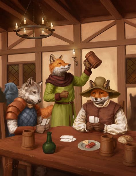 Artstation Tavern Scene