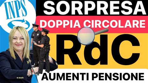 UFFICIALE INPSDOPPIA CIRCOLARESORPRESA REDDITO DI CITTADINANZA