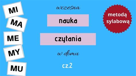 Nauka czytania sylabowego sylaby z literą M część 2 YouTube