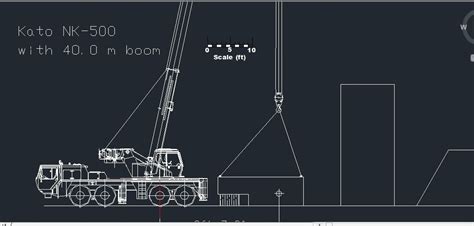 Tower Crane Autocad Block