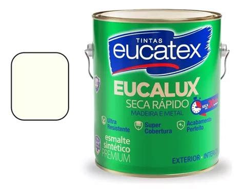 Esmalte Brilhante Eucalux Seca Rápido Premium 900ml Eucatex